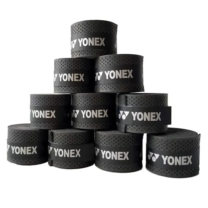 YONEX 10 Teile/los Tennis Schläger Schweißbänder Anti-Slip Atmungsaktive Schweiß Lenker Sport Badminton Bedeckt Draht GripSweat Band
