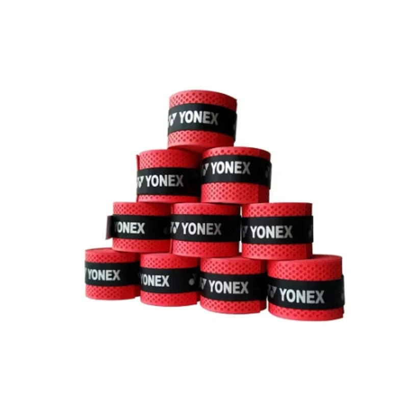 YONEX 10 Teile/los Tennis Schläger Schweißbänder Anti-Slip Atmungsaktive Schweiß Lenker Sport Badminton Bedeckt Draht GripSweat Band