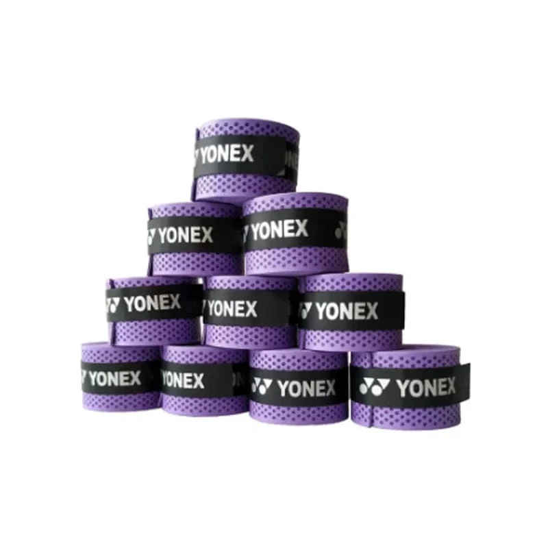 YONEX 10 Teile/los Tennis Schläger Schweißbänder Anti-Slip Atmungsaktive Schweiß Lenker Sport Badminton Bedeckt Draht GripSweat Band