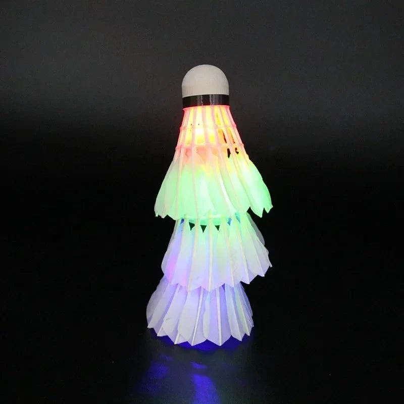 1/3/5 stücke Beleuchtung Badminton Dunkle Nacht Bunte LED Beleuchtung Sport Badminton Licht Spot Shuttle cock Zubehör federball