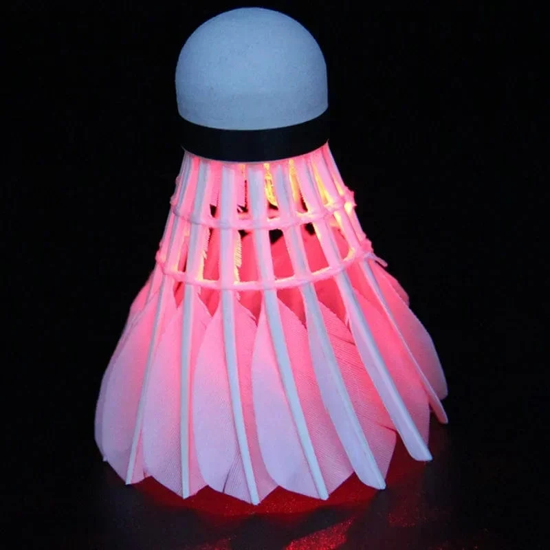 1/3/5 stücke Beleuchtung Badminton Dunkle Nacht Bunte LED Beleuchtung Sport Badminton Licht Spot Shuttle cock Zubehör federball