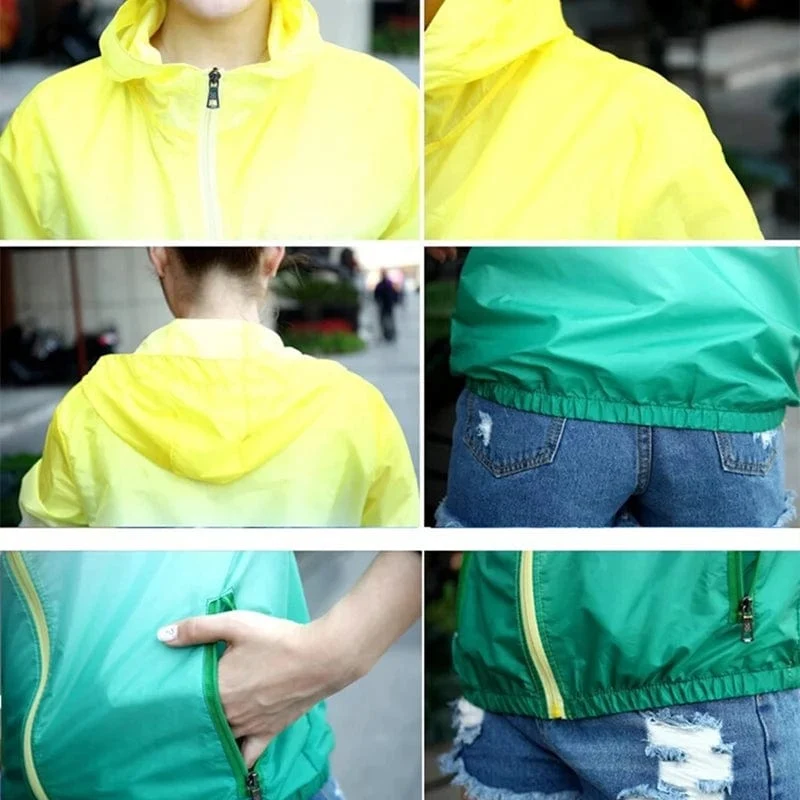 Unisex Sommer leichte Sonnenschutzjacke Anti-UV schnell trocknende Sport-Windjacke Runing Fahrradjacke Sonnenschutz winddicht