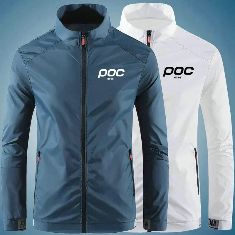 2023 sommer Männer Winddicht Wasserdicht Radfahren Jacke MTB Moto Poc Fahrrad Langarm Windjacke Anti-Uv Mountainbike Wind Mantel