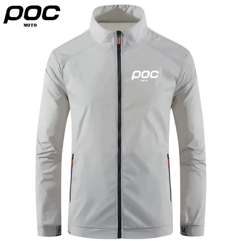 2023 sommer Männer Winddicht Wasserdicht Radfahren Jacke MTB Moto Poc Fahrrad Langarm Windjacke Anti-Uv Mountainbike Wind Mantel