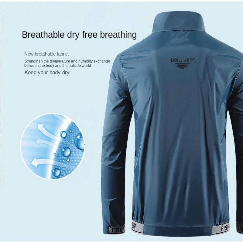 2023 sommer Männer Winddicht Wasserdicht Radfahren Jacke MTB Moto Poc Fahrrad Langarm Windjacke Anti-Uv Mountainbike Wind Mantel