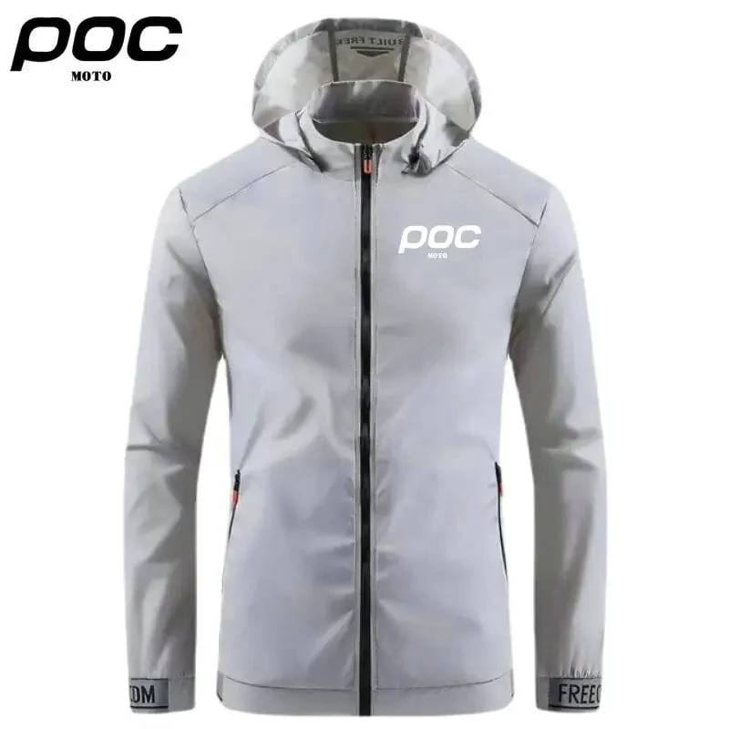 2023 sommer Männer Winddicht Wasserdicht Radfahren Jacke MTB Moto Poc Fahrrad Langarm Windjacke Anti-Uv Mountainbike Wind Mantel