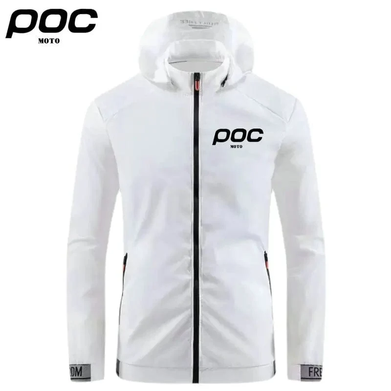 2023 sommer Männer Winddicht Wasserdicht Radfahren Jacke MTB Moto Poc Fahrrad Langarm Windjacke Anti-Uv Mountainbike Wind Mantel