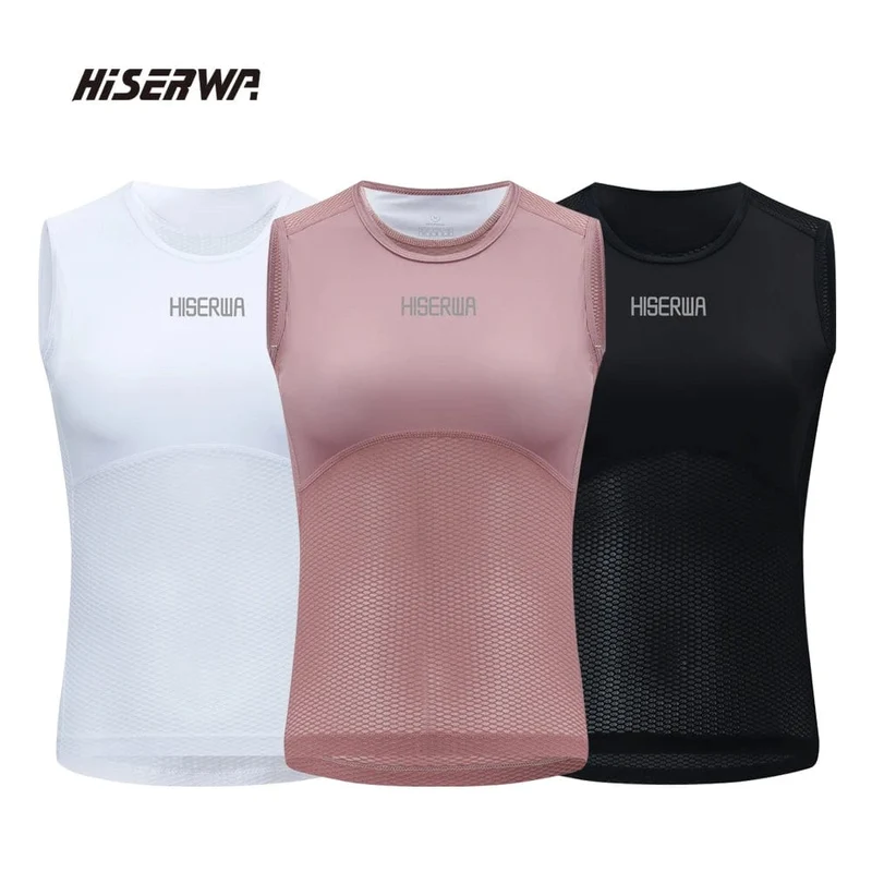 Damen-Fahrradweste, Mesh, atmungsaktiv, schnelltrocknend, Radunterwäsche, Outdoor, Sport, Fahrrad, ärmellos, Unterwäsche, Rennrad-Trikot