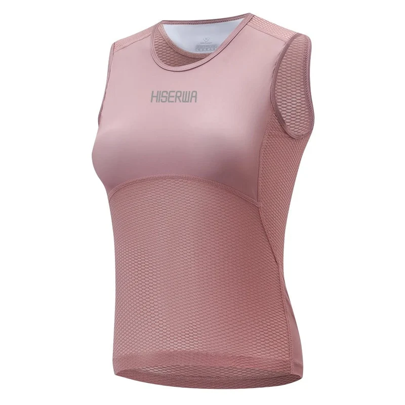 Damen-Fahrradweste, Mesh, atmungsaktiv, schnelltrocknend, Radunterwäsche, Outdoor, Sport, Fahrrad, ärmellos, Unterwäsche, Rennrad-Trikot