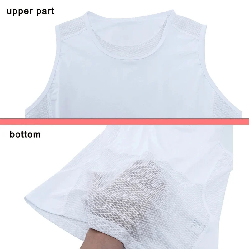 Damen-Fahrradweste, Mesh, atmungsaktiv, schnelltrocknend, Radunterwäsche, Outdoor, Sport, Fahrrad, ärmellos, Unterwäsche, Rennrad-Trikot