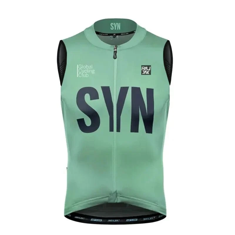 2024 neue Raudax SYN Fahrradweste Winddichte Sport-Laufweste Rennradweste Ärmelloses MTB-Trikot Chaleco Ciclismo Jacke