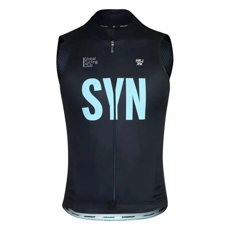 2024 neue Raudax SYN Fahrradweste Winddichte Sport-Laufweste Rennradweste Ärmelloses MTB-Trikot Chaleco Ciclismo Jacke