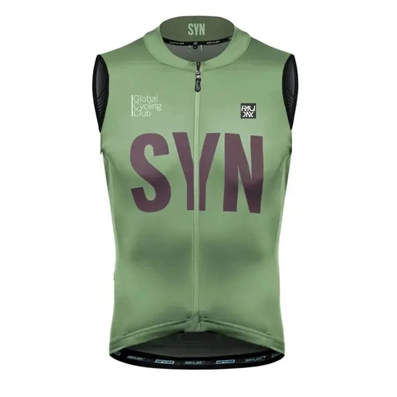 2024 neue Raudax SYN Fahrradweste Winddichte Sport-Laufweste Rennradweste Ärmelloses MTB-Trikot Chaleco Ciclismo Jacke