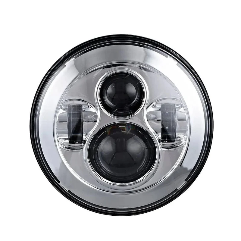 2 Stück Auto-Scheinwerfer, 7 Zoll, für Land Rover Defender 90 110, rund, LED-Scheinwerfer-Set, Fernlicht, Abblendlicht, für Lada Niva 4X4, Offroad-Zubehör