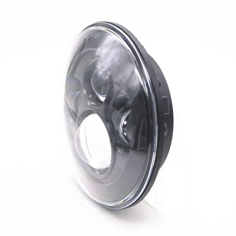 2 Stück Auto-Scheinwerfer, 7 Zoll, für Land Rover Defender 90 110, rund, LED-Scheinwerfer-Set, Fernlicht, Abblendlicht, für Lada Niva 4X4, Offroad-Zubehör