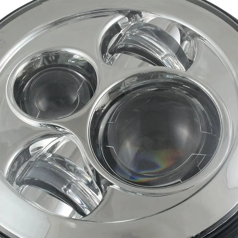 2 Stück Auto-Scheinwerfer, 7 Zoll, für Land Rover Defender 90 110, rund, LED-Scheinwerfer-Set, Fernlicht, Abblendlicht, für Lada Niva 4X4, Offroad-Zubehör