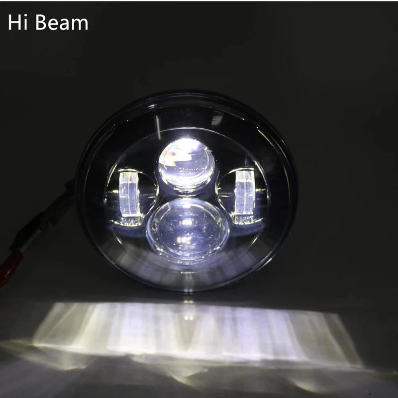2 Stück Auto-Scheinwerfer, 7 Zoll, für Land Rover Defender 90 110, rund, LED-Scheinwerfer-Set, Fernlicht, Abblendlicht, für Lada Niva 4X4, Offroad-Zubehör