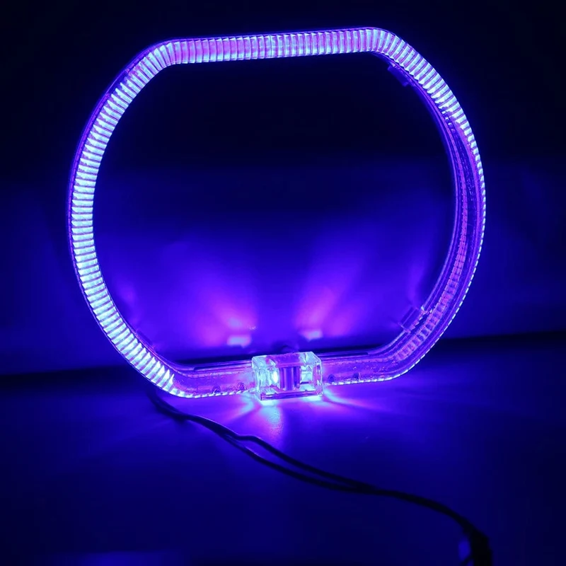100/76 MM LED Angel Eyes Square Guide Halo Ring Tagfahrlicht mit Treiber für Bi Xenon Scheinwerfergläser DRL Zubehör
