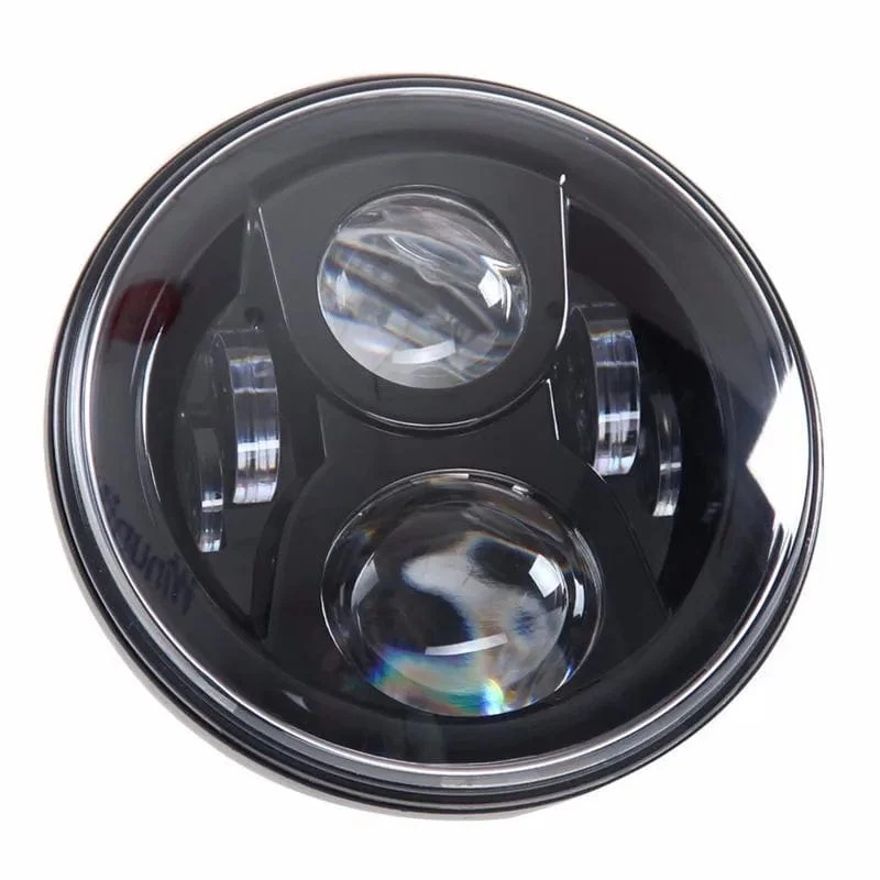 2x Auto 7 Zoll Led-Scheinwerfer Hallo/Low H4 Halo Winkel Augen DRL Für Jeep JK TJ OffRoad Defender Hummer 4x4 Suzuki Samurai Scheinwerfer