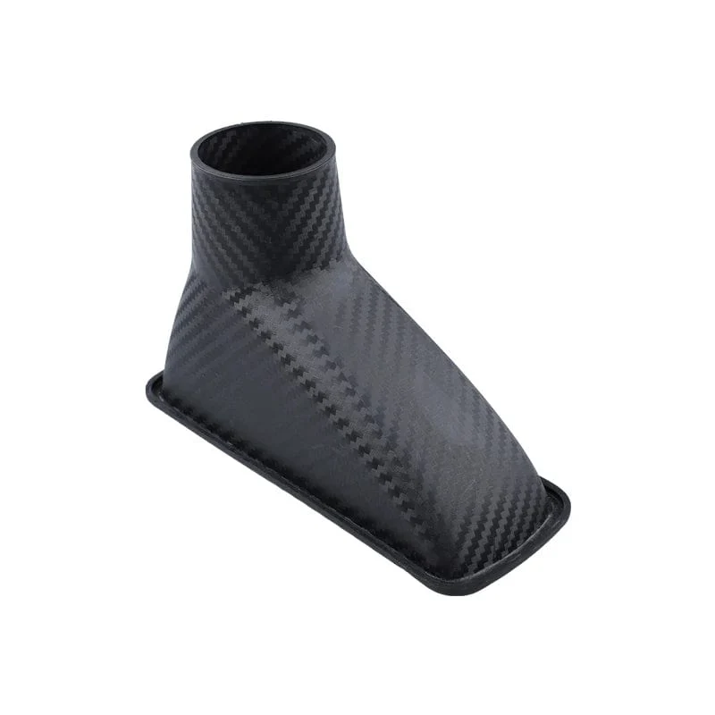 Universal Auto Front Stoßstange Einlass Luft Turbo Lufteinlassrohr Kit ABS Turbine Einlass Kit Rohr Lufttrichter Carbon Faser Aussehen