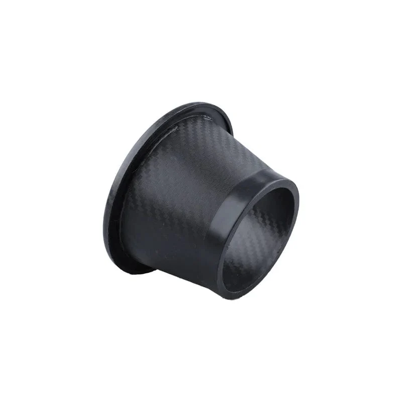 Universal Auto Front Stoßstange Einlass Luft Turbo Lufteinlassrohr Kit ABS Turbine Einlass Kit Rohr Lufttrichter Carbon Faser Aussehen