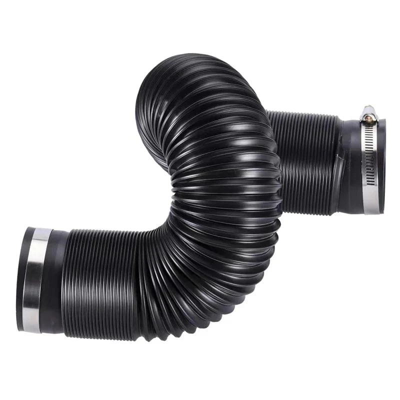 1 Set Universal Auto 3 Zoll Kohlefaser Kaltluftfilter Feed Geschlossene Ansaugrohr Schlauch Kit Universal