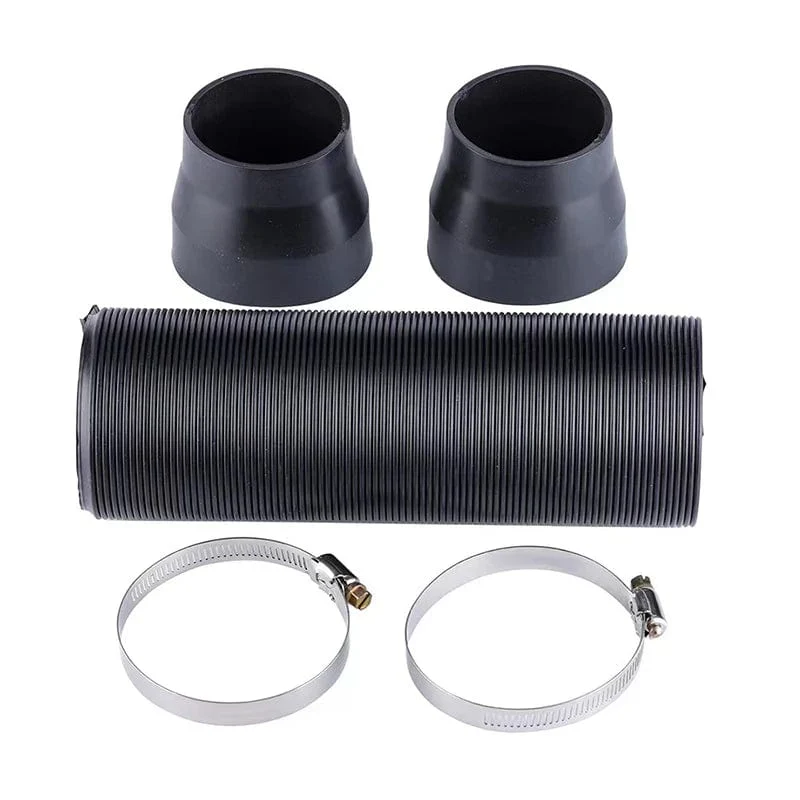 1 Set Universal Auto 3 Zoll Kohlefaser Kaltluftfilter Feed Geschlossene Ansaugrohr Schlauch Kit Universal