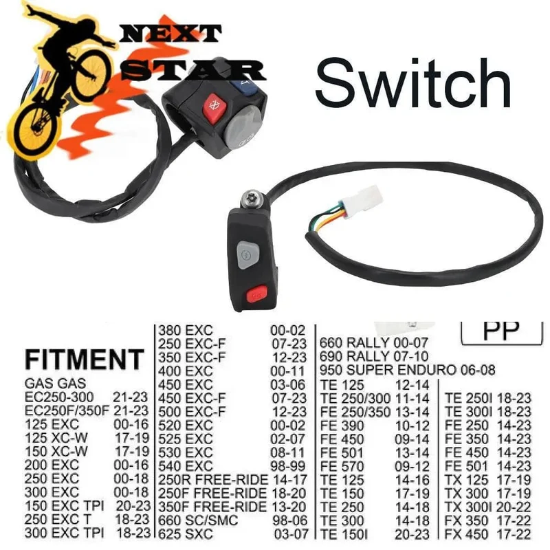 Schalter Scheinwerfer Horn Lampe Hebel Für KTM EC ECF EXC XC-W EXC TPI EXC-F SC SMC SXC RALLY SUPER ENDURO TE FE TX FX Motorrad
