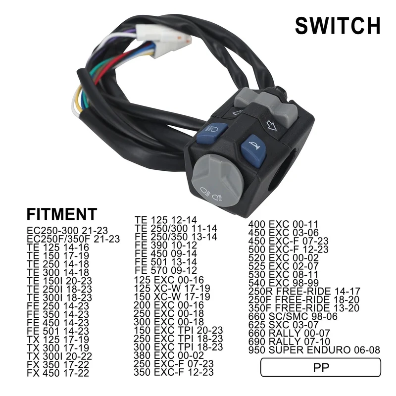 Schalter Scheinwerfer Horn Lampe Hebel Für KTM EC ECF EXC XC-W EXC TPI EXC-F SC SMC SXC RALLY SUPER ENDURO TE FE TX FX Motorrad