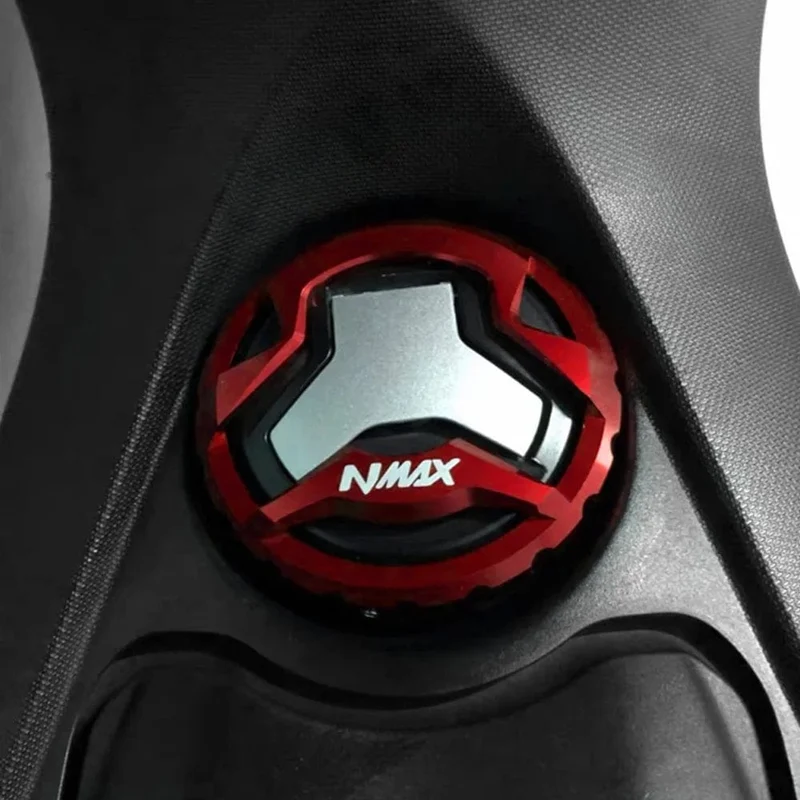 NMAX Motorrad CNC Aluminium Tankdeckel Gas Fall Kappe Zubehör für Yamaha N-max 125 155 2015 2016 2017 2018 2019