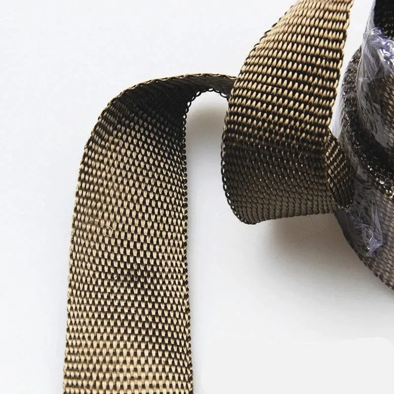 Vintage Motorrad 5cm * 5/10/15M Motorrad Auspuffrohr Header Wärme Wrap Beständig Wrap Band fiberglas Hitzeschild Motocross