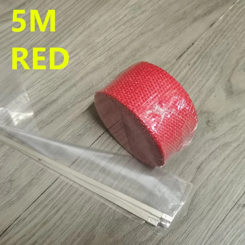 Vintage Motorrad 5cm * 5/10/15M Motorrad Auspuffrohr Header Wärme Wrap Beständig Wrap Band fiberglas Hitzeschild Motocross