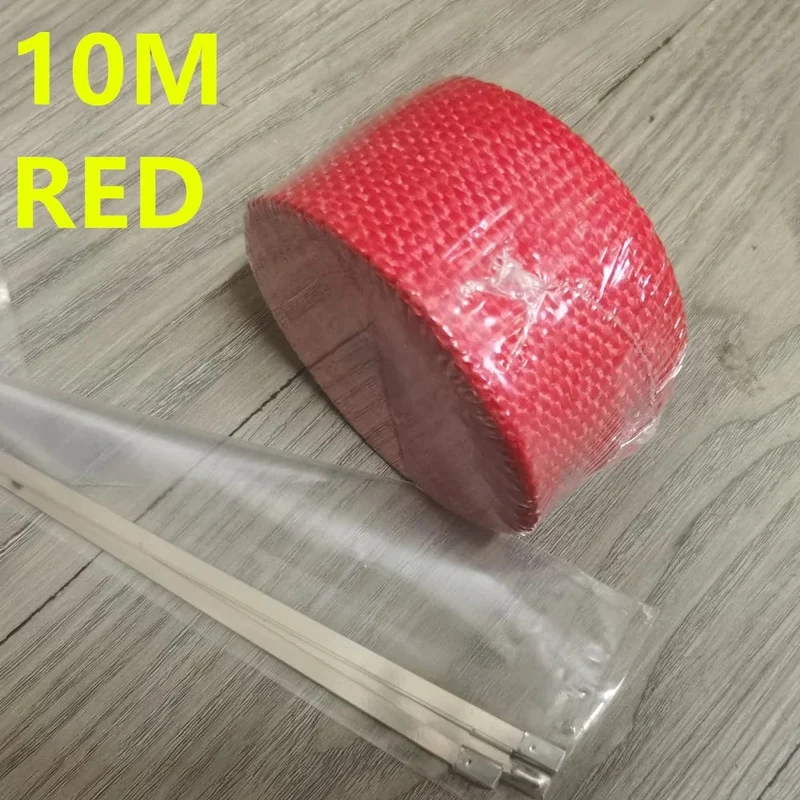 Vintage Motorrad 5cm * 5/10/15M Motorrad Auspuffrohr Header Wärme Wrap Beständig Wrap Band fiberglas Hitzeschild Motocross