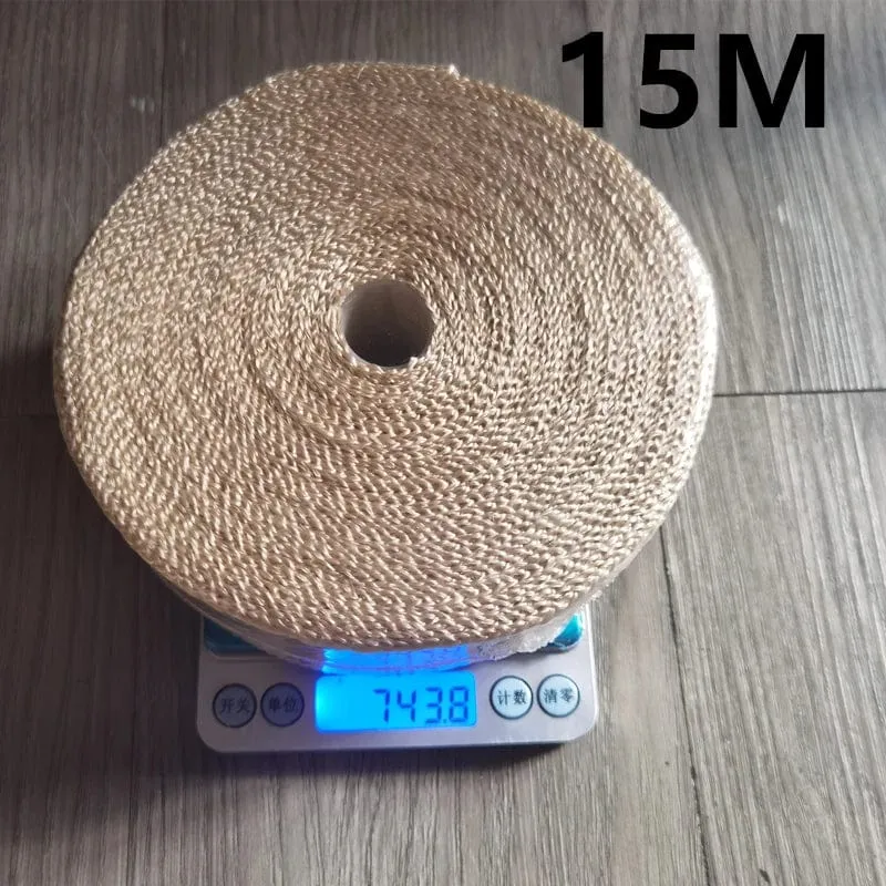 Vintage Motorrad 5cm * 5/10/15M Motorrad Auspuffrohr Header Wärme Wrap Beständig Wrap Band fiberglas Hitzeschild Motocross