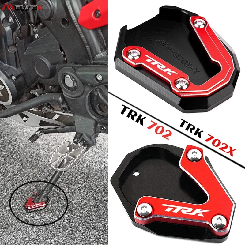 TRK 702 / 702X Für Benelli TRK702 TRK702X 2022 2023 Motorrad Zubehör CNC Seite Stehen Fuß Enlarger Kickstand Unterstützung Pad