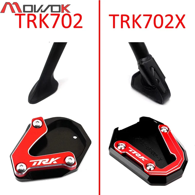 TRK 702 / 702X Für Benelli TRK702 TRK702X 2022 2023 Motorrad Zubehör CNC Seite Stehen Fuß Enlarger Kickstand Unterstützung Pad