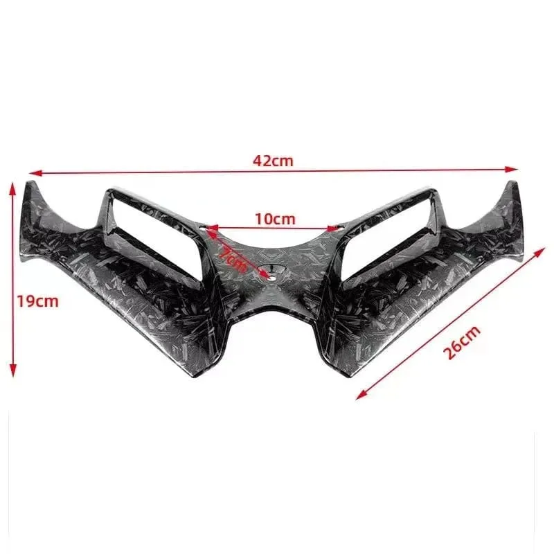 Motorrad Winglet Aerodynamische Flügel Kit Spoiler Motor Zubehör Für KawasakiNinja 300 Ninja250 NINJA300/250 EX300 2013-2017