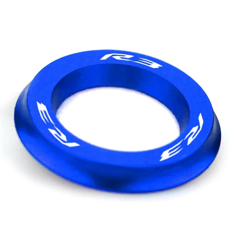 R3 Motorrad-Zündschalter-Abdeckring, CNC-Aluminium-Zubehör für Yamaha YZF R3 2013 2014 2015 2016 2017 2018 2019