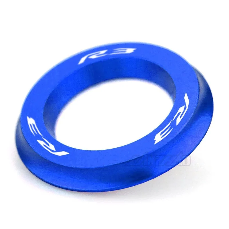 R3 Motorrad-Zündschalter-Abdeckring, CNC-Aluminium-Zubehör für Yamaha YZF R3 2013 2014 2015 2016 2017 2018 2019