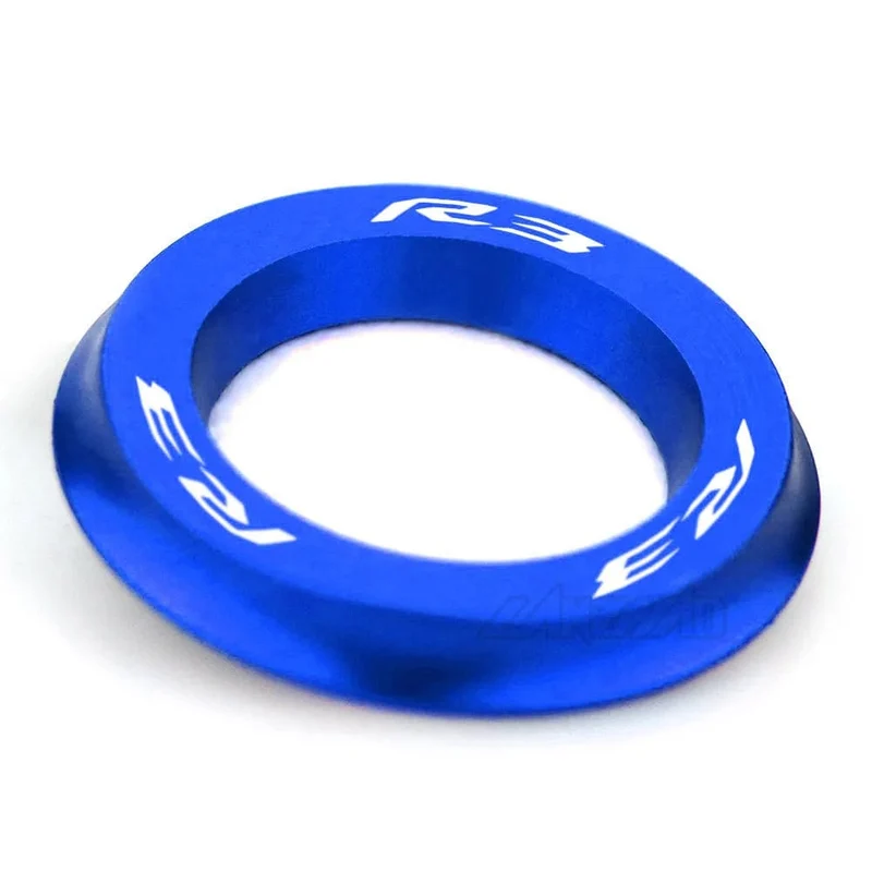 R3 Motorrad-Zündschalter-Abdeckring, CNC-Aluminium-Zubehör für Yamaha YZF R3 2013 2014 2015 2016 2017 2018 2019