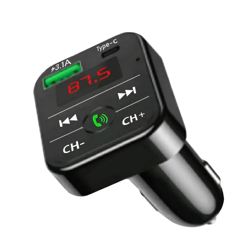 FM Transmitter Bluetooth Wireless Car Kit Freisprecheinrichtung Dual USB Autoladegerät 2.1A MP3 Musik TF Karte U Disk AUX Player