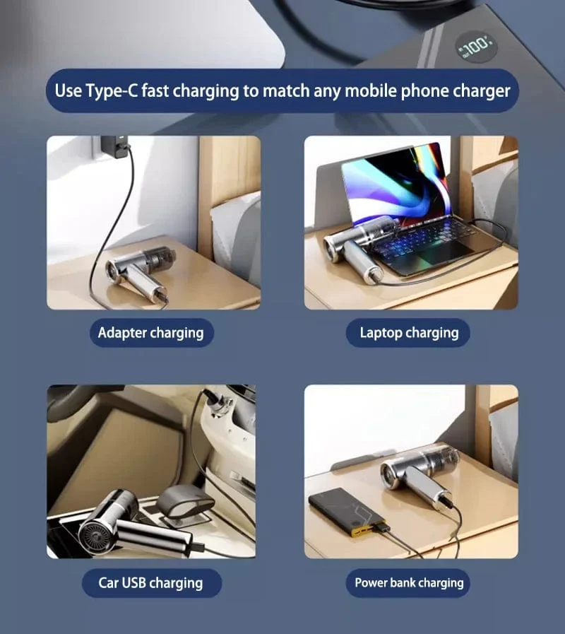 Xiaomi 5 in 1 Auto Staubsauger 1990000PA Leistungsstarke Handheld Reinigung Maschine für Home Appliance Auto Reiniger Kabellos Tragbare