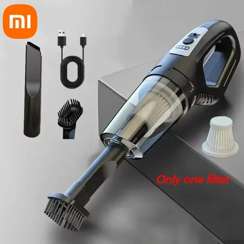 Xiaomi 160W Autostaubsauger, kabelloser, tragbarer Handstaubsauger, USB-Aufladung, hohe Leistung, geeignet für Tierhaare im Auto