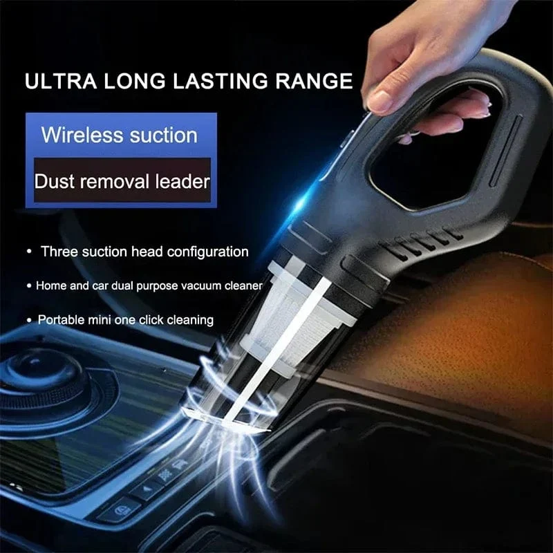 Xiaomi 160W Autostaubsauger, kabelloser, tragbarer Handstaubsauger, USB-Aufladung, hohe Leistung, geeignet für Tierhaare im Auto