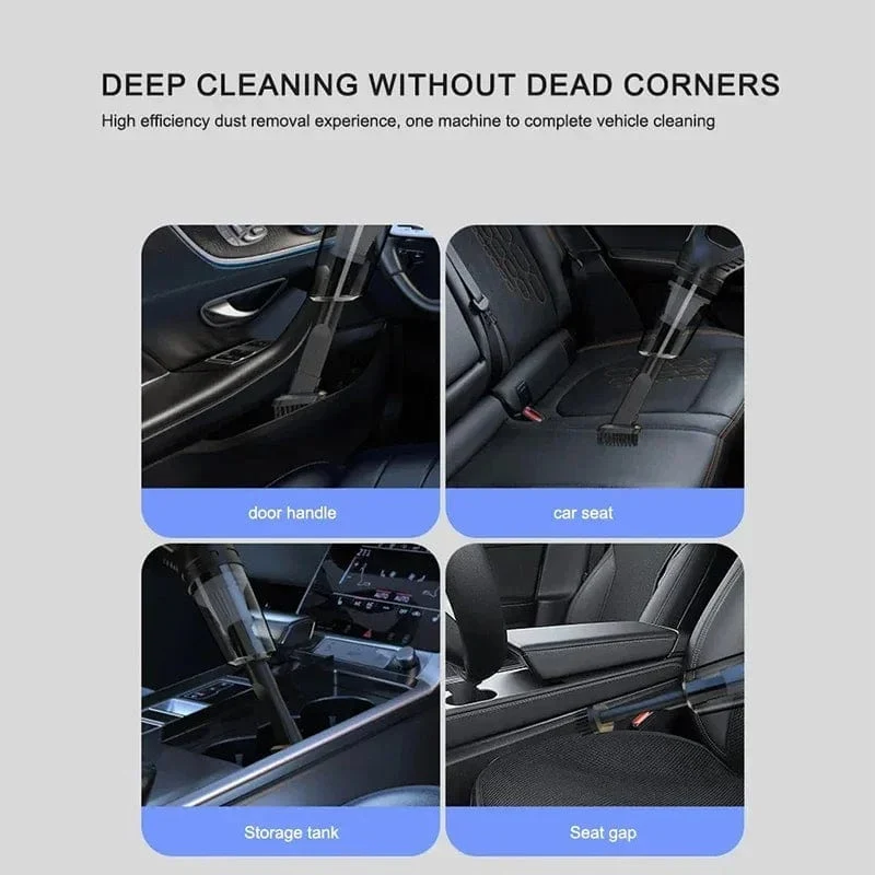 Xiaomi 160W Autostaubsauger, kabelloser, tragbarer Handstaubsauger, USB-Aufladung, hohe Leistung, geeignet für Tierhaare im Auto