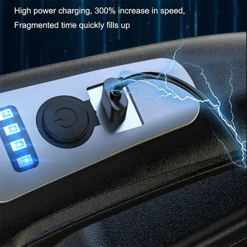 Xiaomi 160W Autostaubsauger, kabelloser, tragbarer Handstaubsauger, USB-Aufladung, hohe Leistung, geeignet für Tierhaare im Auto
