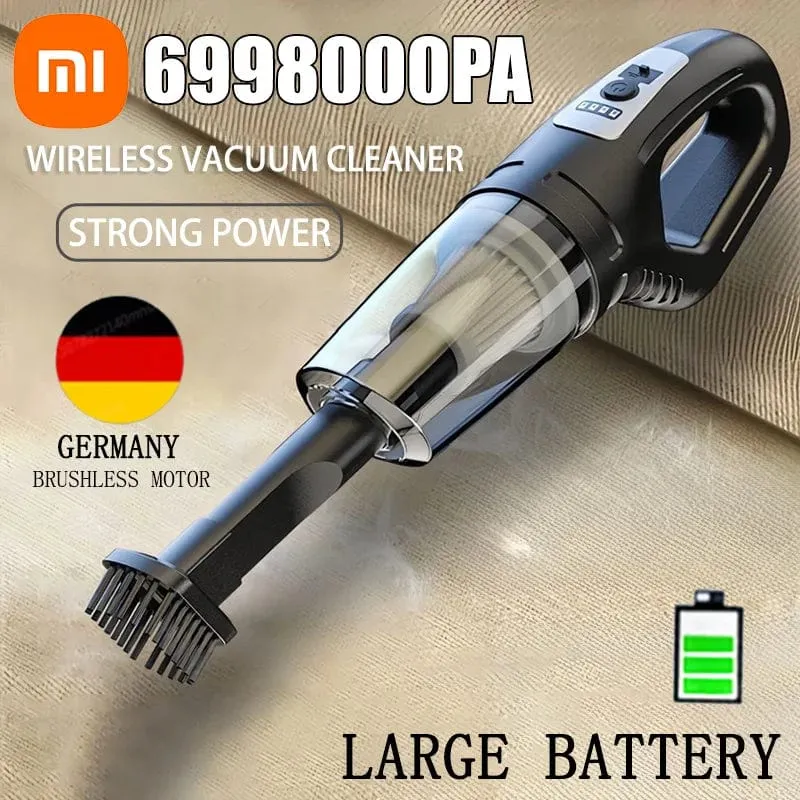 Xiaomi 120W tragbarer Autostaubsauger mit USB-Aufladung, kabelloser Handstaubsauger, starke Saugkraft für Auto, Zuhause, Büro, Haustier