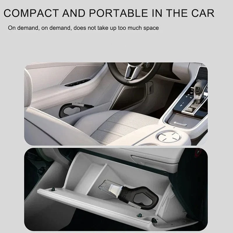 Xiaomi 120W tragbarer Autostaubsauger mit USB-Aufladung, kabelloser Handstaubsauger, starke Saugkraft für Auto, Zuhause, Büro, Haustier
