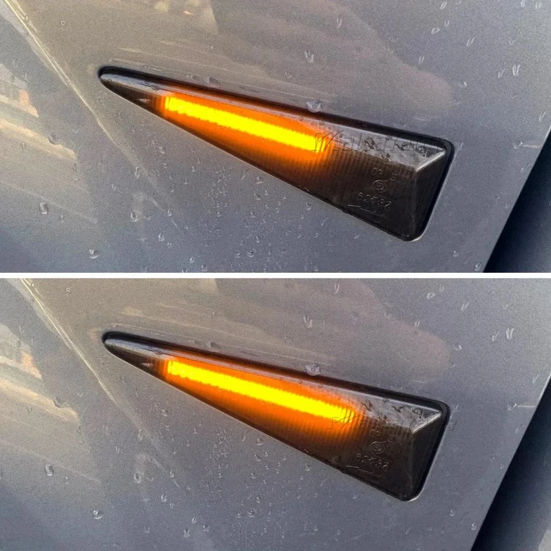 2 stück Led Dynamische Seite Marker Blinker Licht Für Renault Megane MK2 CC Espace MK4 Scenic MK2 Wind Avantime Thalia 2