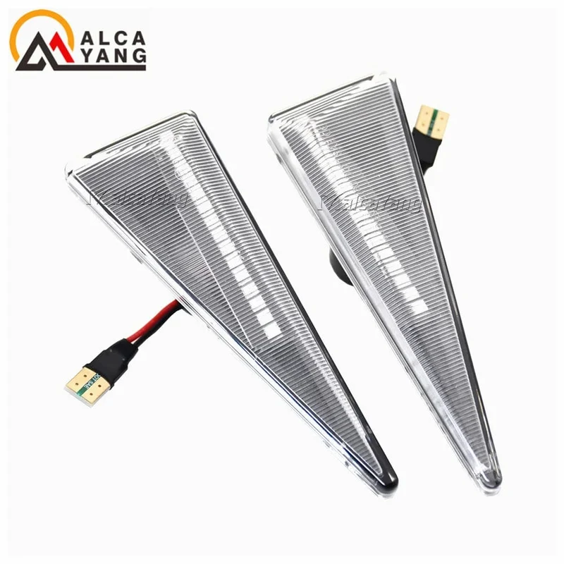 2 stück Led Dynamische Seite Marker Blinker Licht Für Renault Megane MK2 CC Espace MK4 Scenic MK2 Wind Avantime Thalia 2